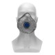 Полумаска фильтрующая формованная,модель Исток,с угольным слоем,с клапаном выдоха FFP1 NR (892467)