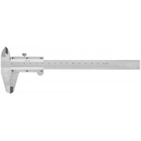 Штангенциркуль металлический хромированный 150 мм/ 0,02 мм ( пластиковый кейс ) (19840)