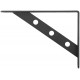Уголок-кронштейн усиленный черный 200х150 мм (66104)