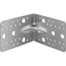 Усиленный крепежный уголок 90 x 130 x 130 x 2 мм цинк ЗУБР УКУ-2.0 310116-90-130