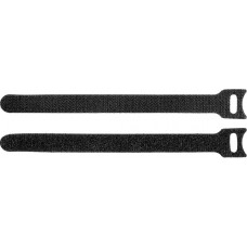 Стяжки-липучки кабельные 16 x 210 мм, нейлон РА66, 10 шт, чёрные ЗУБР ВЕЛЬКРО Профессионал 30932-10