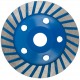 Диск алмазный шлифовальный, посадочный диаметр 22,2 мм, Турбо широкие сегменты 125 мм (39520М)