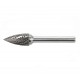 Борфреза параболическая с заостренным концом 12x25x69 мм, VHM, DC, форма G (серия 900645) GARWIN INDUSTRIAL 900645-122569
