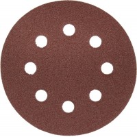 Круг шлифовальный универсальный Мастер 125 мм, 8 отверстий, Р80, 5 шт ЗУБР 35562-125-080