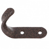 Крючок-вешалка №7, антик медь, 10 шт, (Металлист) (91599)