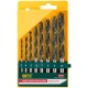 Набор сверл по металлу HSS черненых, 8 шт. (3-4-5-6-7-8-9-10 мм) (33855)