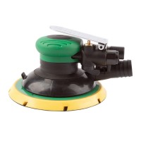 Пневматическая, роторно-орбитальная шлифовальная машинка с пылеотводом, 150 мм, 15 отверстий, орбита 5 мм, GARWIN PRO, GS-ORB-5