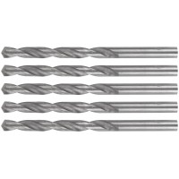 Сверла по металлу HSS, угол заточки 118°, 6,0 x 93 мм, (5 шт.) (35567М)