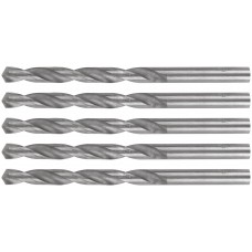 Сверла по металлу HSS, угол заточки 118°, 6,0 x 93 мм, (5 шт.) (35567М)