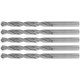 Сверла по металлу HSS, угол заточки 118°, 6,0 x 93 мм, (5 шт.) (35567М)
