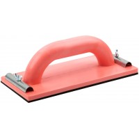 Терка д/нажд.бум. пластиковая с мет.прижимом 230х105 мм (39728)