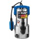 ЗУБР 1100 Вт, дренажный насос для грязной воды, корпус - нерж. сталь, Профессионал (НПГ-Т3-1100-С)