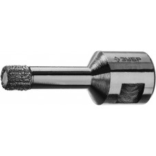 Коронка алмазная вакуумная АВК, d 10 мм, М14, 15 мм кромка ЗУБР Профессионал 29865-10-M14