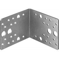 Крепежный уголок 80 x 100 x 100 x 2.5 мм цинк ЗУБР УК-2.5 31012-100
