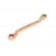 Ключ гаечный накидной двусторонний коленчатый 12х13 искробезопасный сплав BeCu 151-1213, HORTZ
