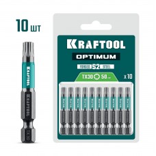 KRAFTOOL OPTIMUM TX 30, 50 мм, 10 шт, биты (26126-30-50-10)