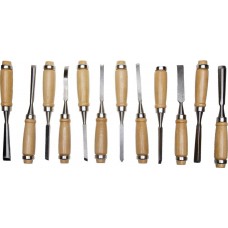 Набор фигурных стамесок-резцов по дереву 12 предм. STAYER 1835-H12