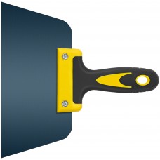 Шпатель фасадный Мастер, пружинная колоризованная сталь, двухкомпонентная ручка, плоский 200 мм (06462)