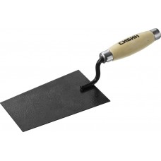 Кельма отделочника 175 х 110 х 90 мм, стальная, деревянная ручка СИБИН 0820-1_z01