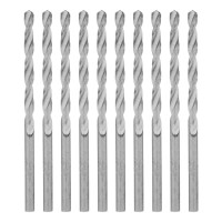 Сверло по металлу, 3,3 мм, полированное, HSS, 10 шт, цилиндрический хвостовик Matrix