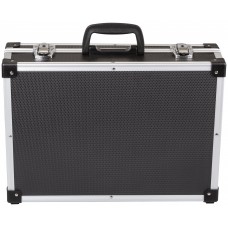 Ящик для инструмента пластиковый усиленный алюминием 430x310x130 мм, черный