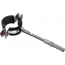 Хомут трубный с сантехнической шпилькой и дюбелем 1