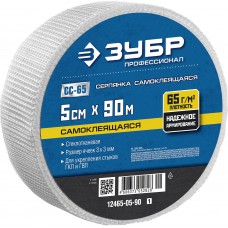 Сетка стеклотканевая самоклеящаяся 5 см?90 м 3?3 мм ЗУБР Профессионал 12465-05-90_z01