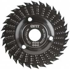 Диск-фреза обдирочный по дереву, плоский, посадочный диаметр 22,2 мм, 125 мм, грубая насечка (39529)