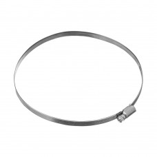 Хомуты нержавеющая сталь, Стандартное болтовое крепление 140-160 мм, 25 штук в упаковке, ширина 9 мм Сибртех (47593)