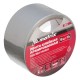 Лента клейкая армированная, влагостойкая, 48 мм х 10 м, серебристая Matrix (89070)