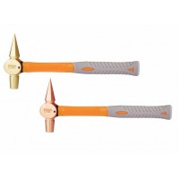 Молоток диагностический 250 гр AlCu рукоятка фиберглас искробезопасная 192-1004, HORTZ