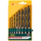 Набор сверл по металлу HSS черненых, 8 шт. (3-4-5-6-7-8-9-10 мм) (33855)