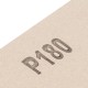 Шлифлист на бумажной основе, P 180, 230 х 280 мм, 10 шт, водостойкий Matrix (75612)