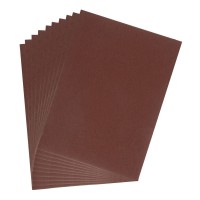 Шлифлист на тканевой основе, зернистость № 20, 240 х 170 мм, 10 шт, водостойкий, 