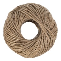 Шпагат джутовый, 1 мм, L 140 м, 2-ниточный, Сибртех (93875)