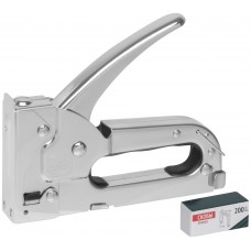 Степлер для узких скоб тип 53 4-8 мм, металлический корпус (32135)