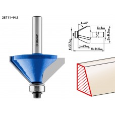 Фреза кромочная калевочная фасочная №9 44.5?23 мм ЗУБР Профессионал 28711-44.5