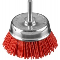 Щетка чашечная для дрели 75 мм, нейлоновая проволока ЗУБР Профессионал 35165-075_z02