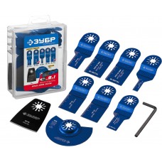 Набор насадок для реноватора НР-9 UniLock, OIS-хвост., 9 предм. ЗУБР Профессионал 15576