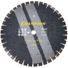 Диск алмазный CHAMPION асфальт PRO 350/25,4/10 Asphalt Runner (асф. по бетону,свежий бетон) (C1614)