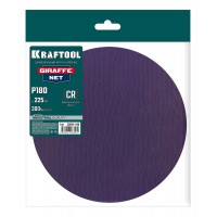 Шлифовальный круг сетчатый на липучке Giraffe NET 225 мм Р180 без отверстий KRAFTOOL 35654-180