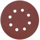Круги шлифовальные с отверстиями (липучка), алюминий-оксидные, 125 мм, 5 шт. Р 80 (39784)