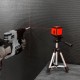 Лазерный уровень XQB RED Pro SET, 10 м, красный луч, батарейки, штатив MTX (350185)