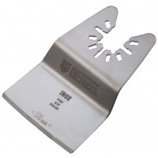 Насадка для МФИ шабер полукруг, Inox, для снятия краски и др., ширина 50 мм, длина общая 74 мм, ступенчатый Denzel (782317)