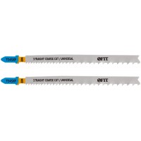 Полотна по дереву, металлу, пластмассе, Bimetal, фрезерованные зубья, 132/106 мм, перемен. шаг (T345XF), 2 шт. (40905)