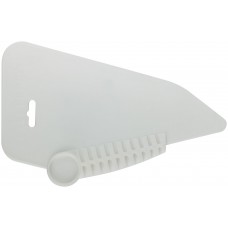 Шпатель прижимной, для разглаживания обоев, пластиковый, белый 280 мм (06905)