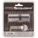 Цилиндровый механизм PALLADIUM асимметричный, 80 мм, ключ-ключ, хром (67241)