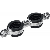 ЗУБР 3/4?, цинк, 8 шт, двойной трубный хомут (37890-25-29)