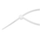 Хомуты, 180 x 3.6 мм, пластиковые, белые, 100 шт Сибртех (45525)