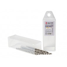 Комплект свёрл по металлу индустриальных, 10 шт, DIN 338, HSS-G, Тип N, 5xD, O2.50 мм (ZA-73025-S10)